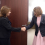 16 October 2019 National Assembly Speaker Maja Gojkovic and the Deputy Speaker of Parliament of Cuba Ana Maria Mari Machado